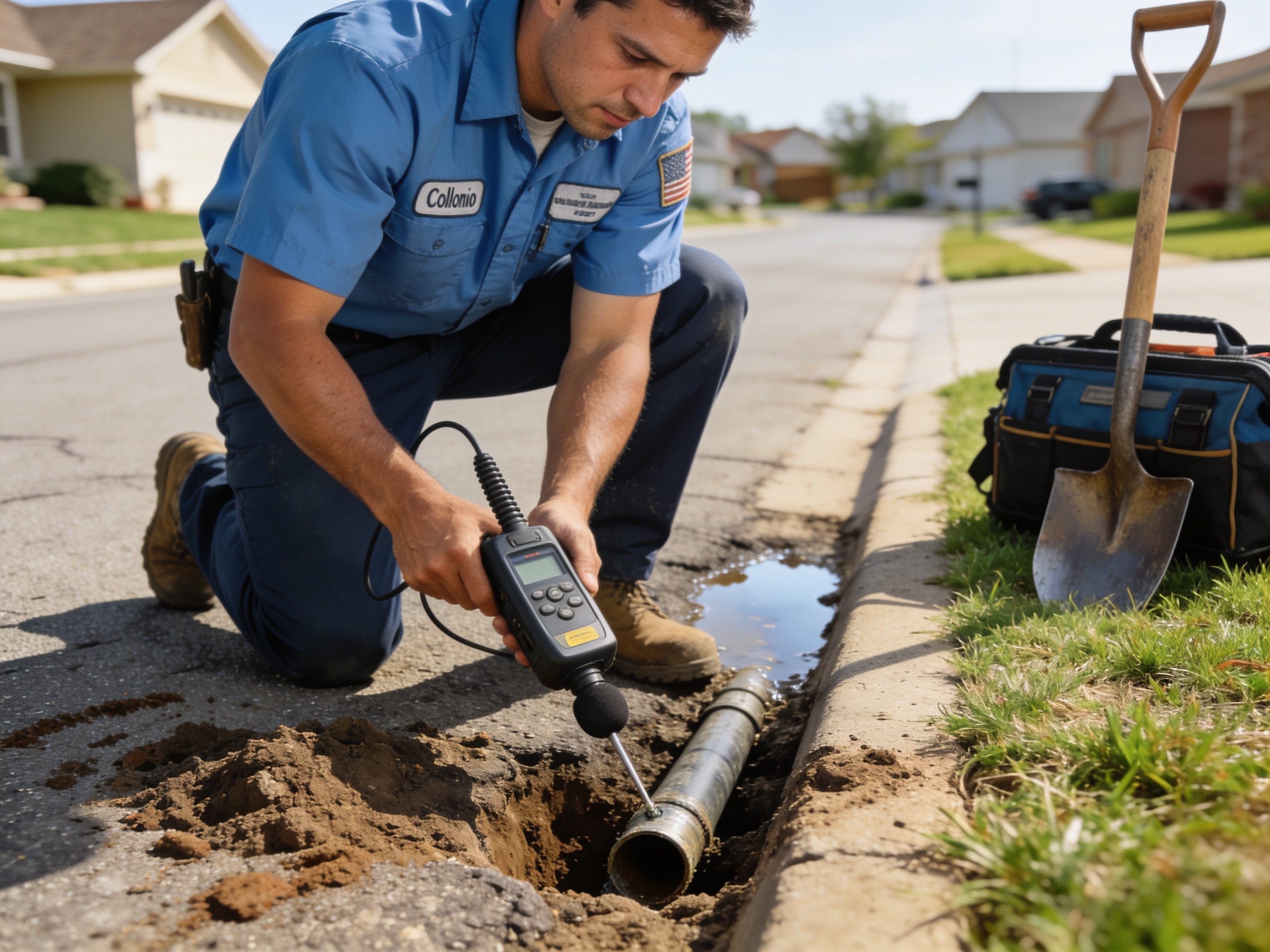 Water Line Leak Detection in The Colony,, TX