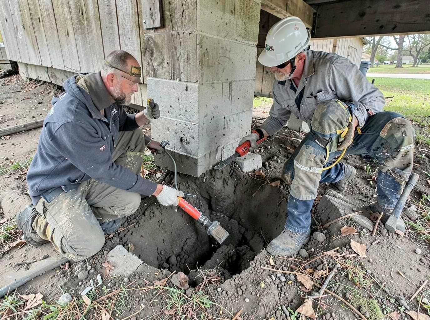 Water Line Leak Under Foundation in The Colony,, TX
